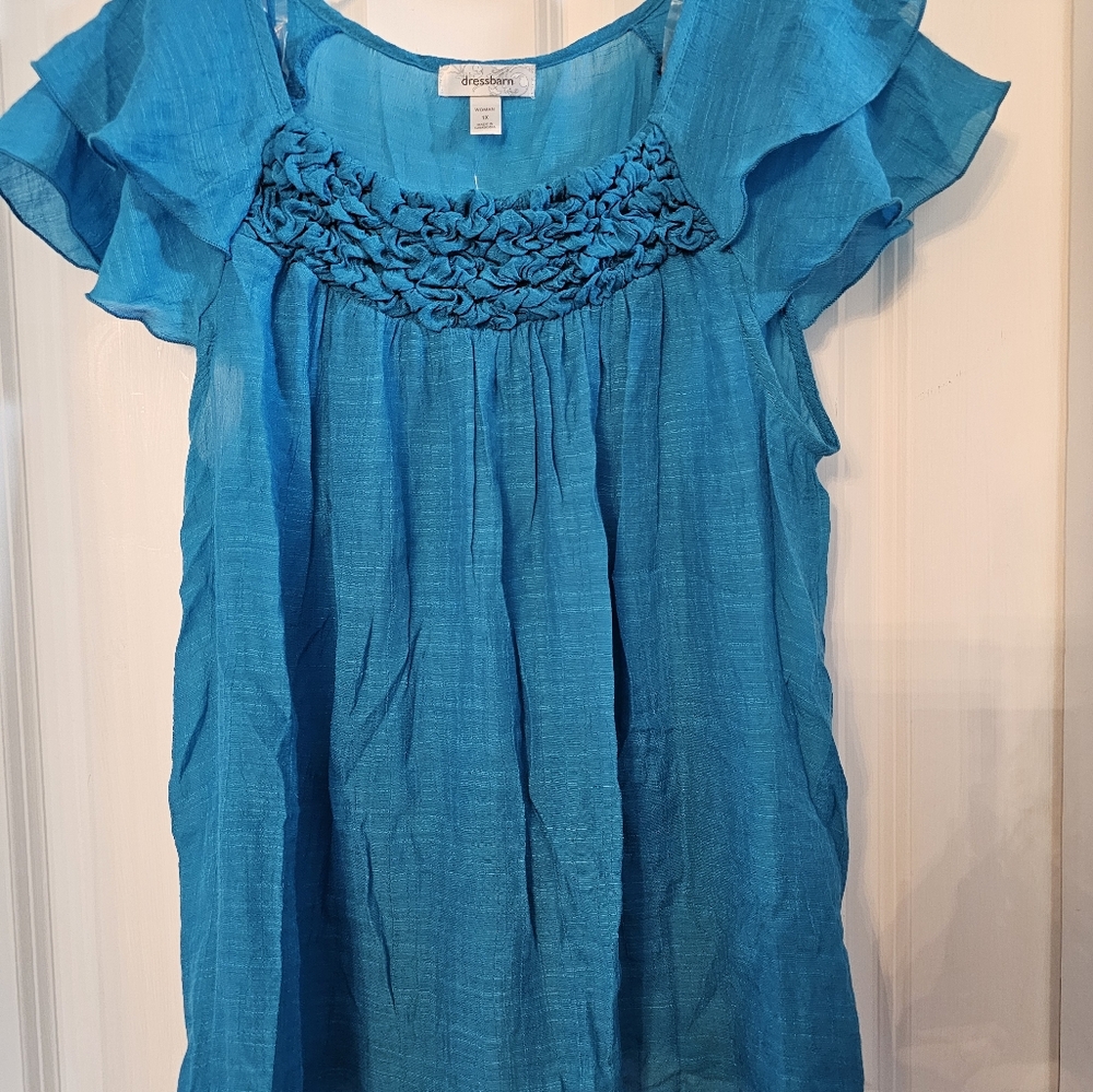 Turquoise top